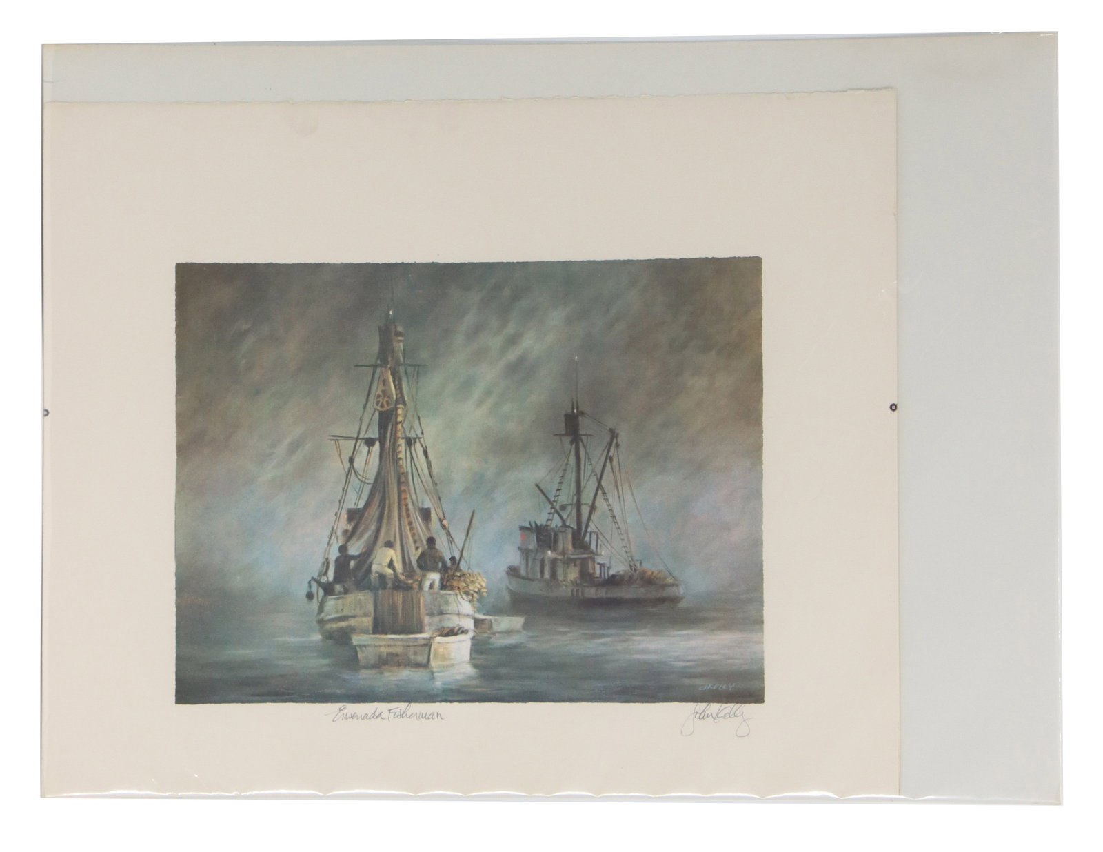 John Kelly (Born 1939) Scottish/American, Maritime Lithograph (1 of 10)