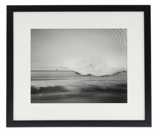 Vincent Mariano (Born 1958) Black and White Toned Silver Gelatin Photo "Sand Dune"