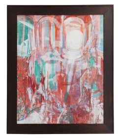 Charles Gresham (1921-2019) American, Oil on Canvas Abstract