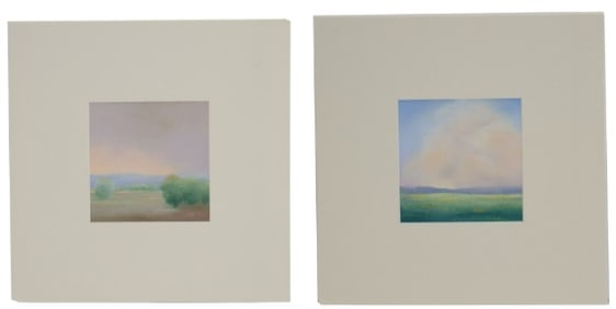 Teri Jonas (Born 1942) American, Pair of Pastel Landscapes