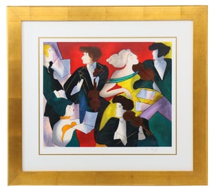 Linda Kinff (Born 1949) French, Color Serigraph