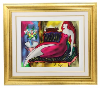 Linda Le Kinff (Born 1949) French, Color Serigraph