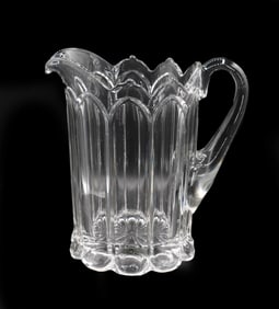 A.H. Heisey Company "Pure Colonial" Glass Pitcher