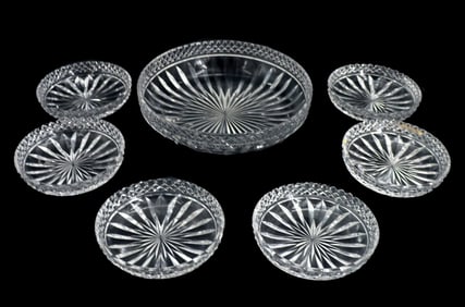 (7) Cut Glass Bowls
