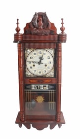 Vintage Banyan 31 Day Chiming Calendar Wall Clock