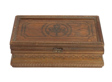 Vintage Floridian Cigar Box with Mirror in Lid