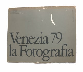 Vintage Coffee Table Photo Book "Venezia '79 - La Fotografia"