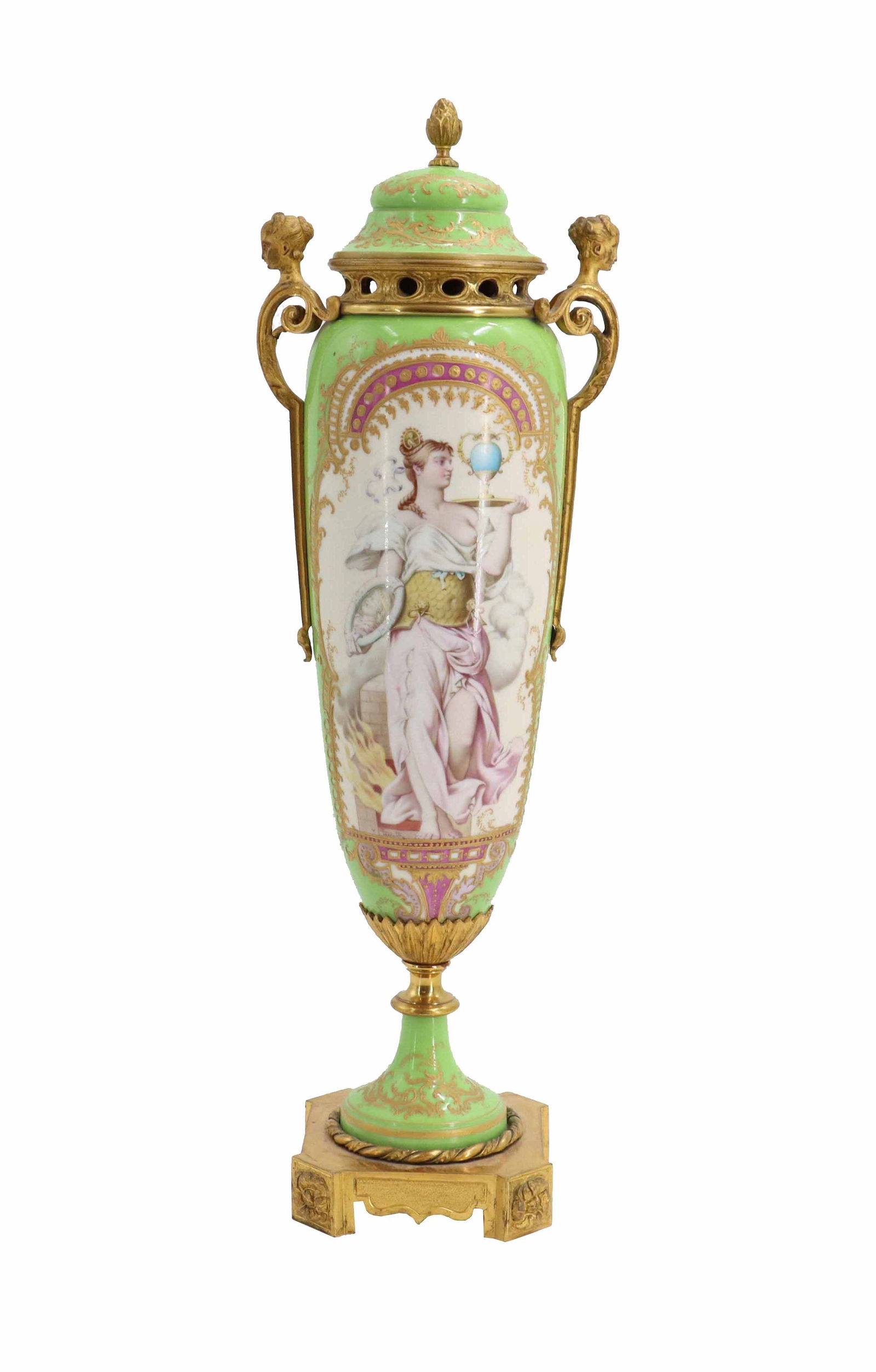 Tall Sevres Porcelain Urn (1 of 18)