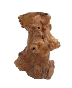 Scarce Japanese Burl Root Carved Sculpture