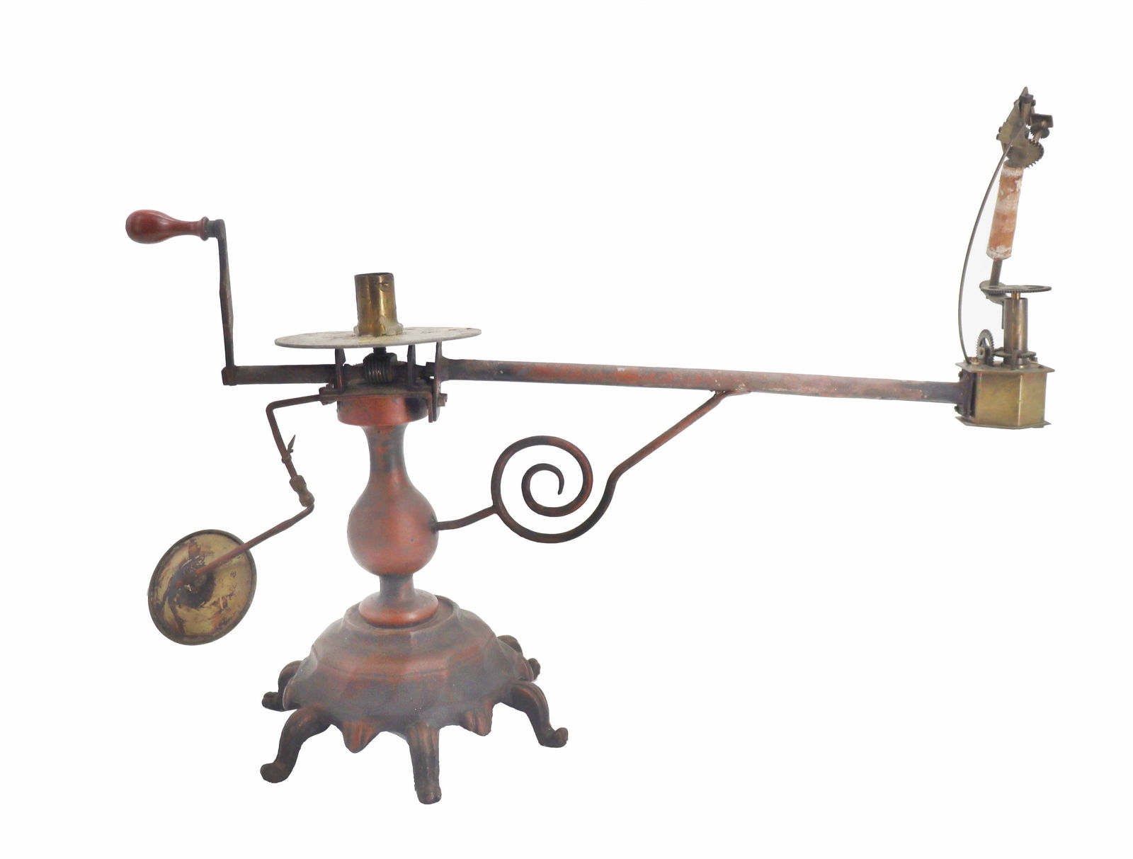 Antique Felkl and Son Copper and Brass Tellarium (1 of 13)