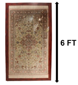 Egyptian Framed Silk Rug