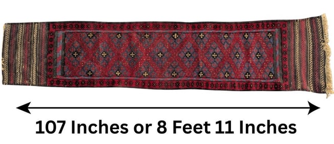 Khan International Afghan Baluch Wool Runner