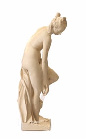 After Christophe-Gabrial Allegrain (1710-1795) French, White Marble Sculpture of Venus