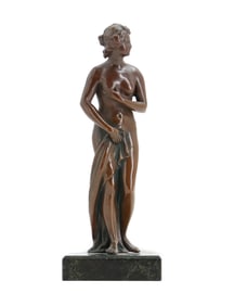 After Antonio Canova (1757-1822) Italian, Bronze Venus Statuette