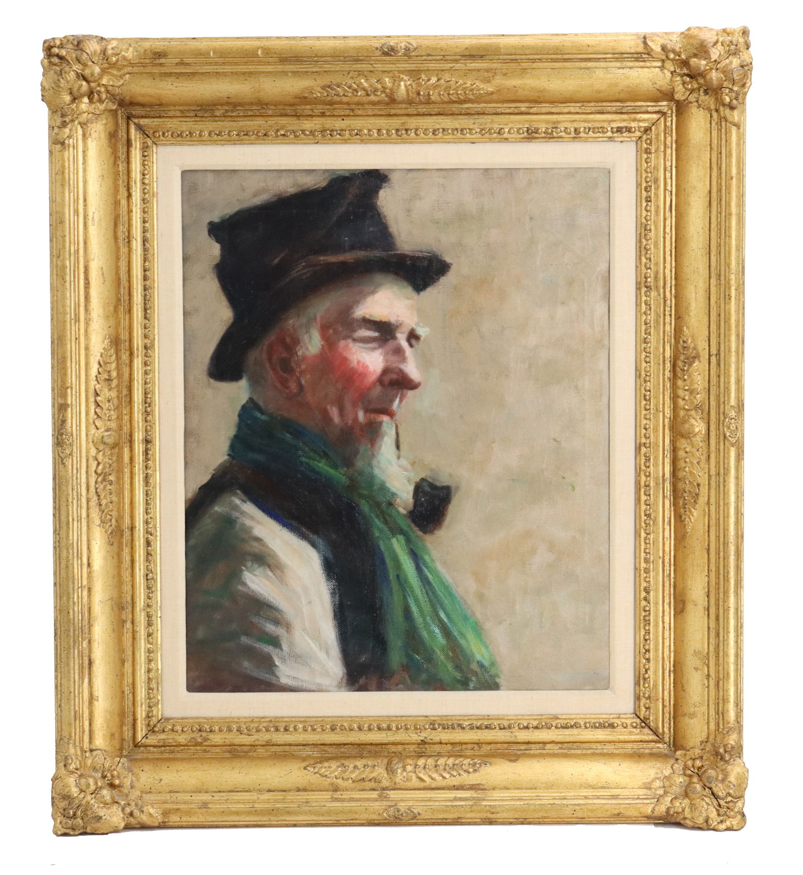 Elmira Kempton (1892-1971) American, Oil on Canvas Portrait (1 of 13)