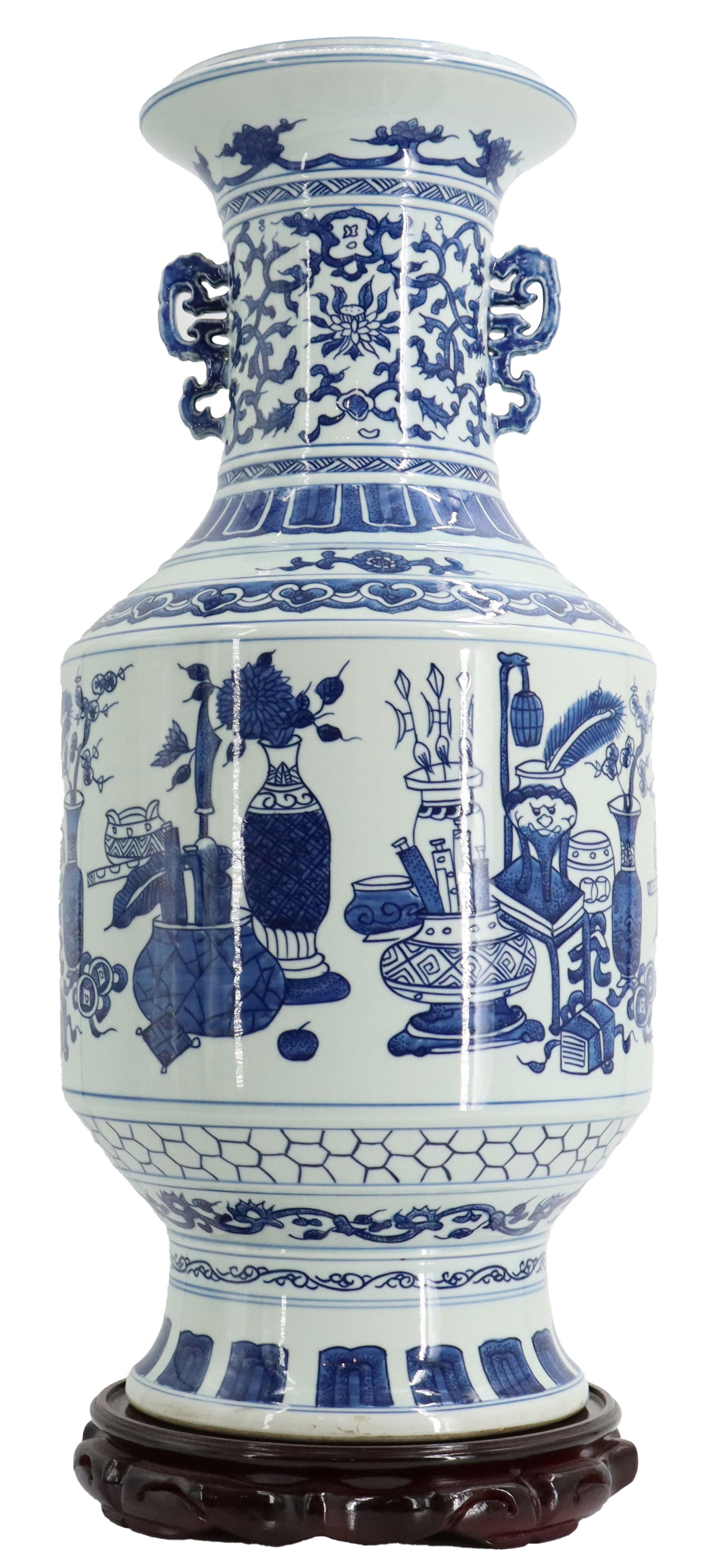 Chinese Blue and White Porcelain Vase (1 of 19)