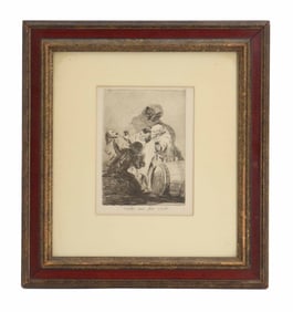 Francisco Goya (1746–1828) Spanish, Etching Print "The Caprices (79)"