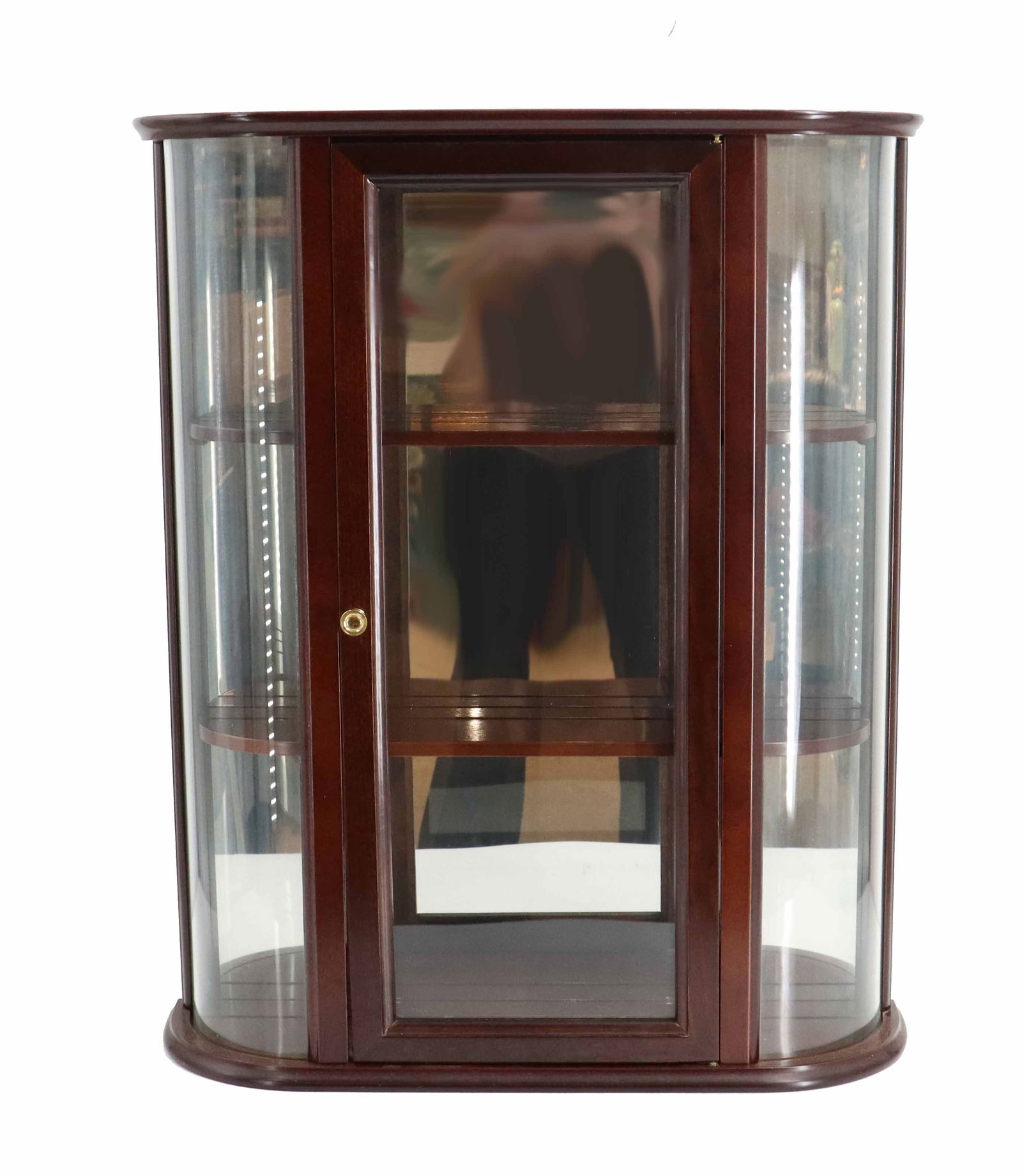 Canadian Bombay Company Wall Hanging Wood and Mirrored Display Cabinet (1 of 18)