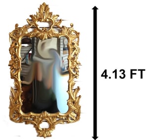 Italian Ornate and Gilded Mirror