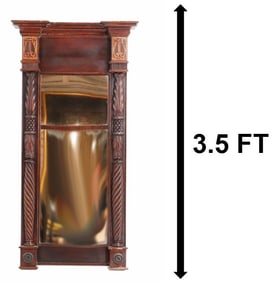 Antique American Tabernacle Mirror