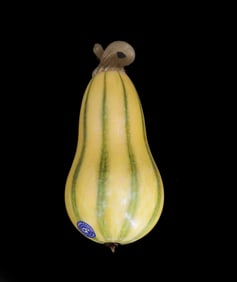 Orient & Flume Iridescent Art Glass Gourd Paperweight