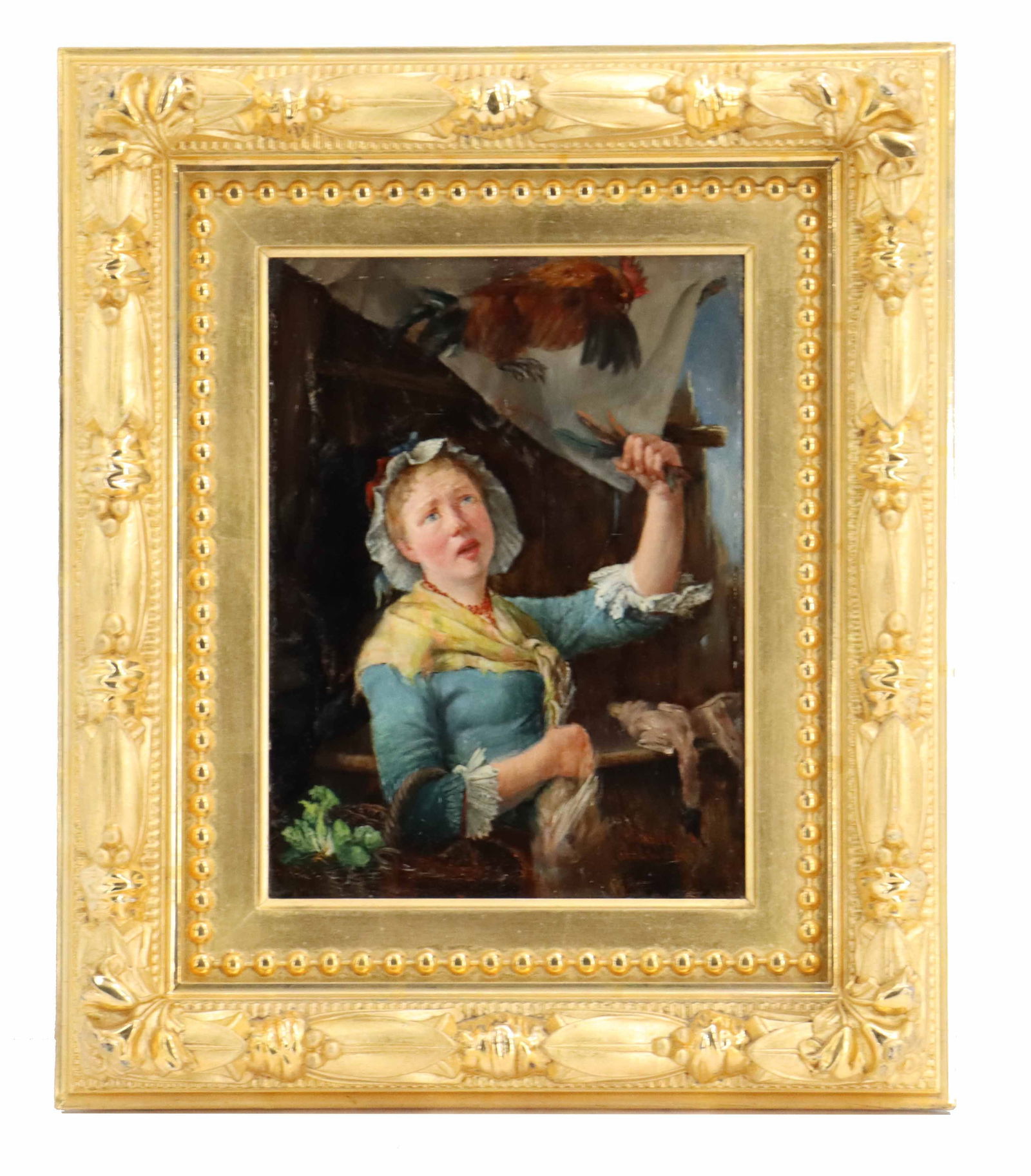 J. Kunsberg (19th Century) German, Oil on Panel Genre Scene Painting (1 of 8)