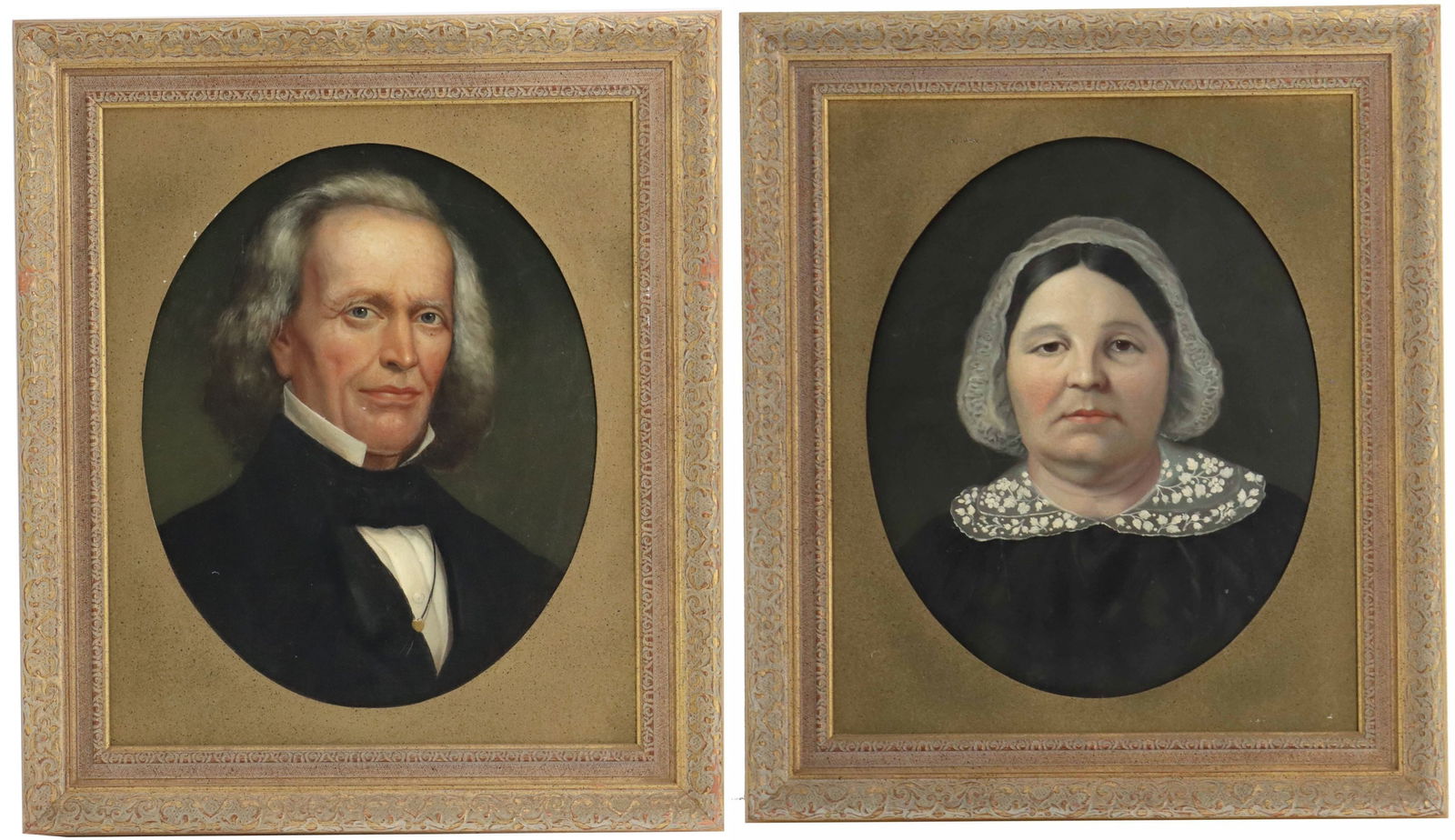 American School, 19th Century, Pair of Portraits (1 of 20)