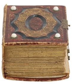 Antique Leather Bound Photo Album