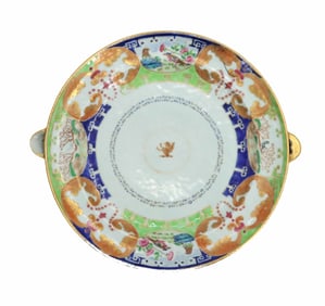 Antique Chinese Porcelain Warming Plate
