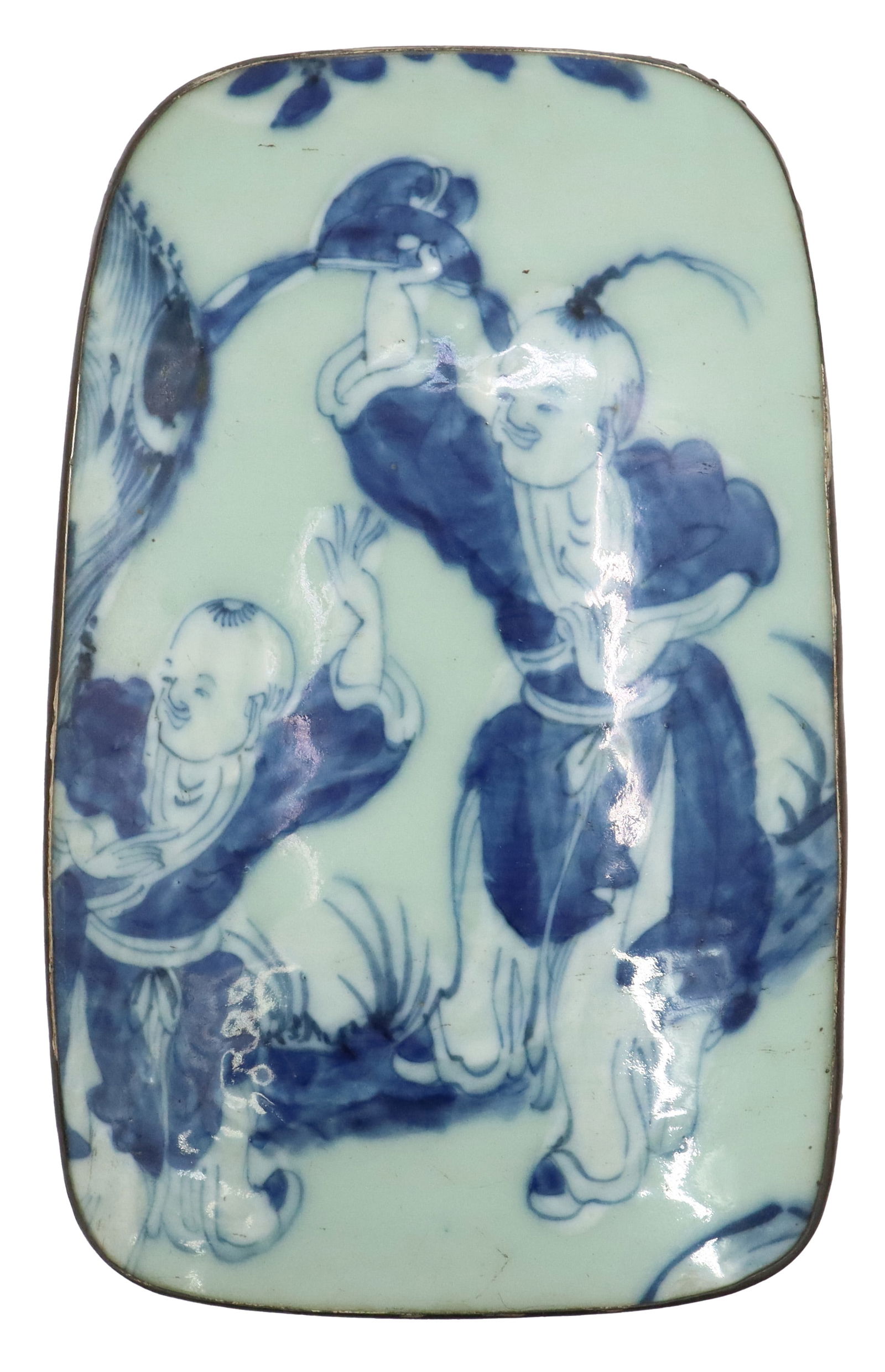 20th Century Chinese Blue and White Metal-Mounted Box (1 of 14)