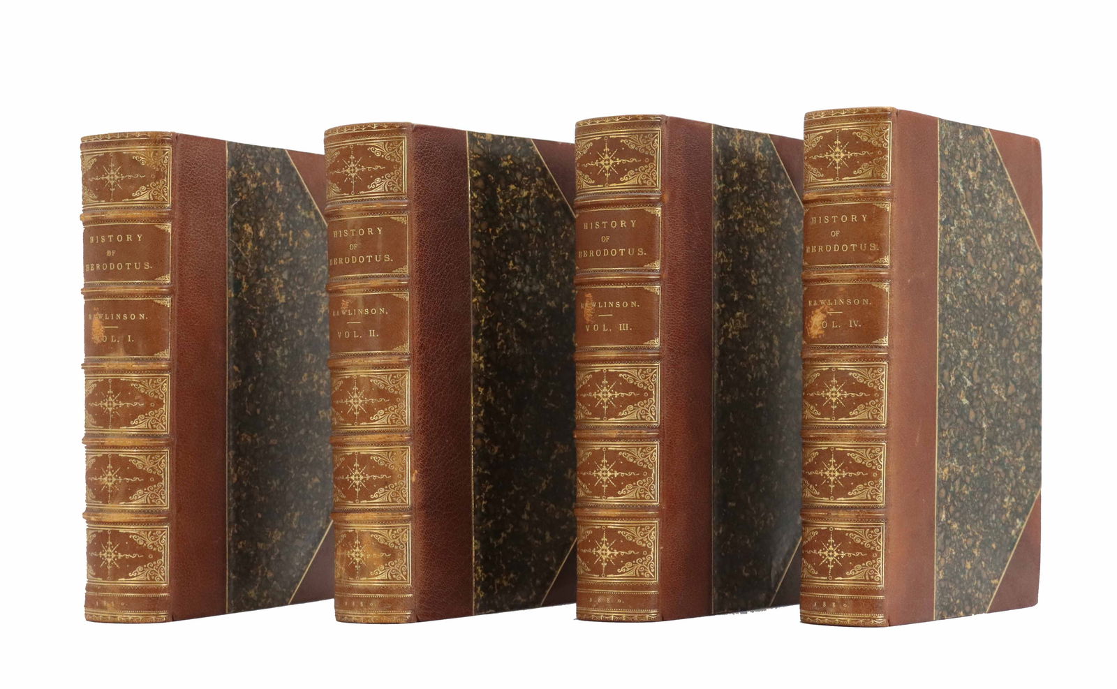 The History of Herodotus - A Four Volume Set Translated by George Rawlinson: The History of Herodotus - A Four Volume Set Translated by George Rawlinson. The histories are considered the founding work of history in Western Literature. Size: 9 x 6 x 2 in. 