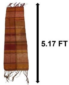 Southeast Asian Silk Ikat Scarf - AS IS