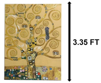 After Gustav Klimt (1862-1918) Austrian, "Tree of Life" Oil on Canvas
