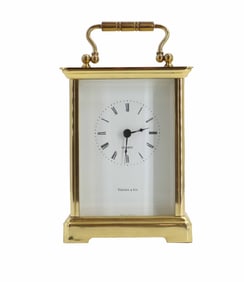 Tiffany & Co. Carriage Clock Brass Case