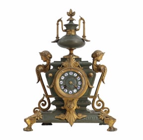 French Neo-Grec Mantle Clock