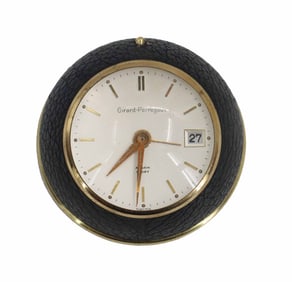 Vintage Girard-Perregaux "Avocado" Desk Alarm Clock