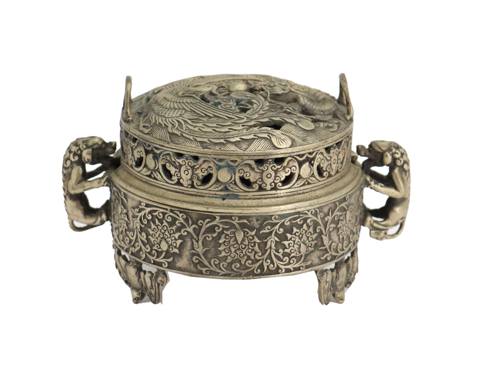 Chinese Bronze Dragon Censer (1 of 17)