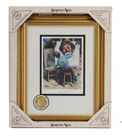 Barry Leighton-Jones (1932-2011) British/American, Artist Proof Clown Lithograph