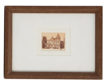 John Anthony Miller (Born 1949) American, Artist Proof Miniature Intaglio Etching