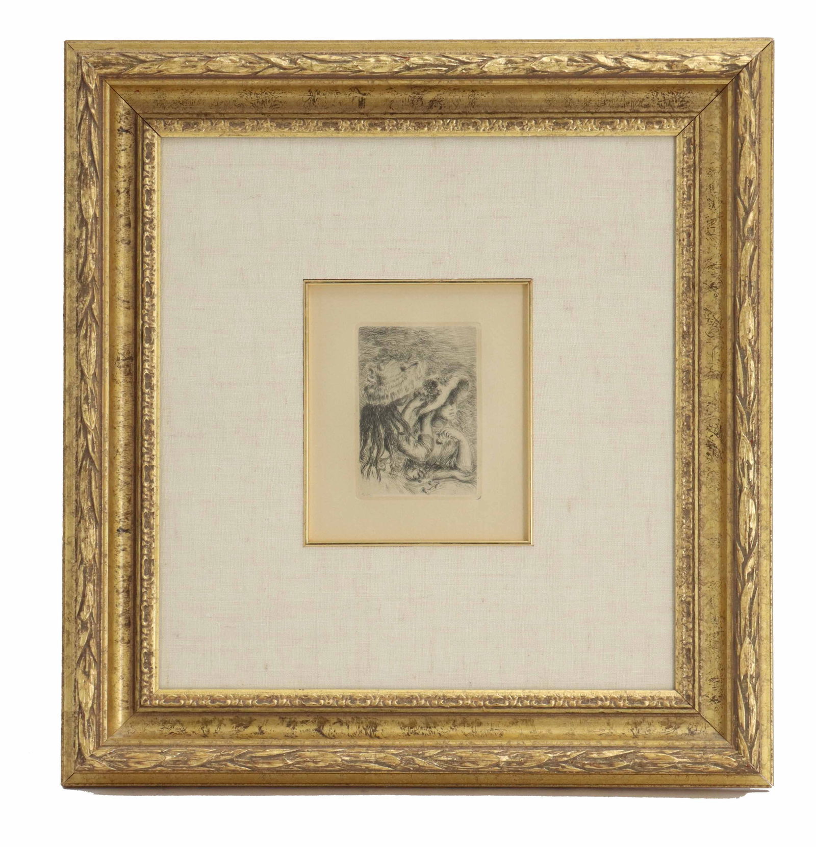 Pierre-Auguste Renoir (1841–1919) French, Etching Print "Le Chapeau Epingle" (1 of 8)