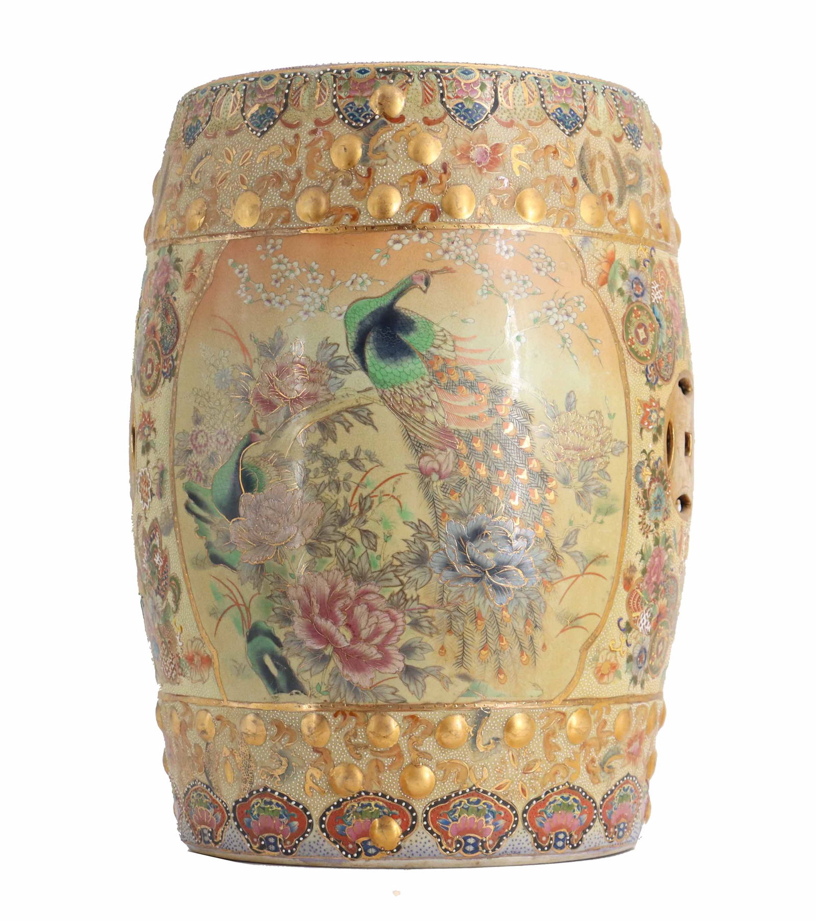 Chinese Hand Painted Ceramic Garden Stool (1 of 20)