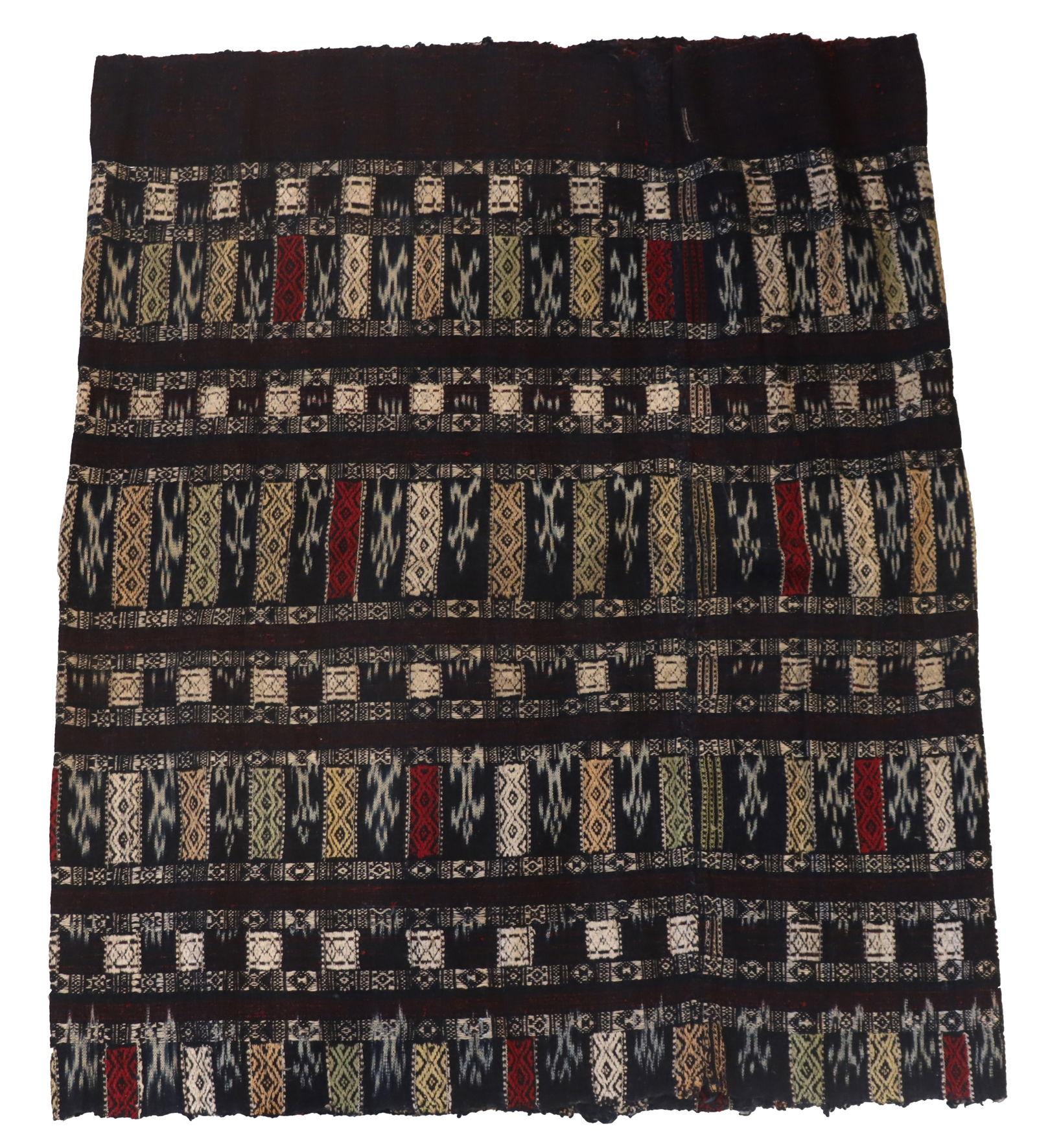 Southeast Asian Ikat Tai Lue Handwoven Skirt (1 of 10)