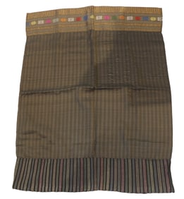 Southeast Asian Laotian Sinh Silk Tube Skirt