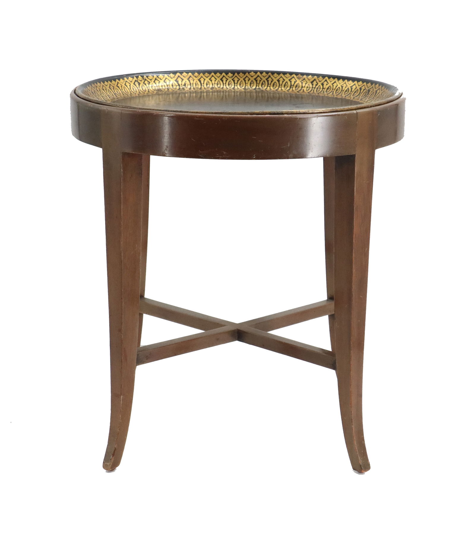 Vintage Round Butler Table (1 of 20)