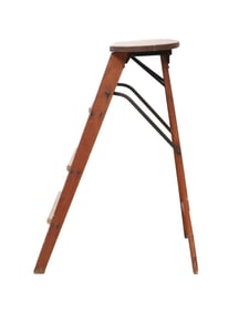 Sterling Woodenware Crackerjac Safety Ladder Stool