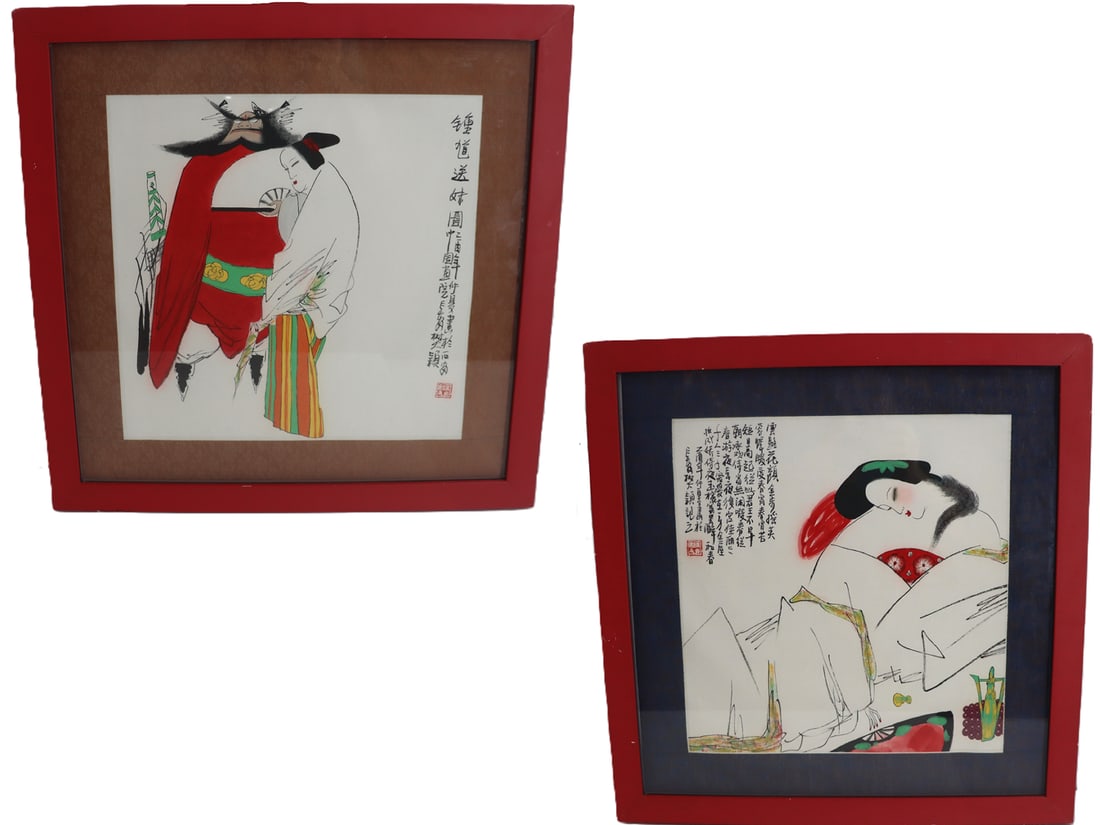 (2) Traditional Chinese Scroll Paintings (1 of 20)