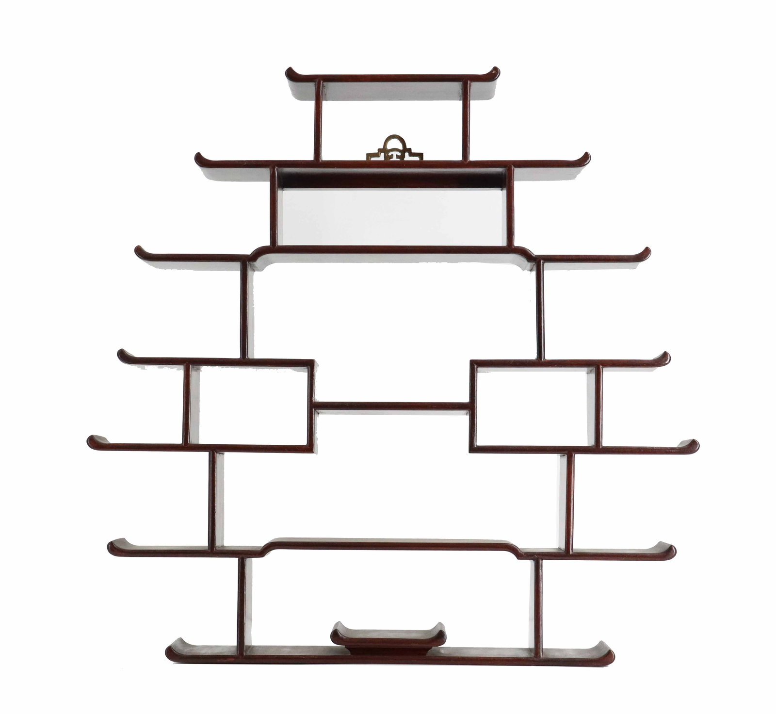 Chinese Rosewood Curio Shelf (1 of 18)