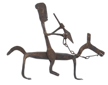 Early Bambara Mali Wrought Iron Sculpture