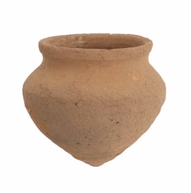 Vintage Middle Eastern Amphora Style Terracotta Vase