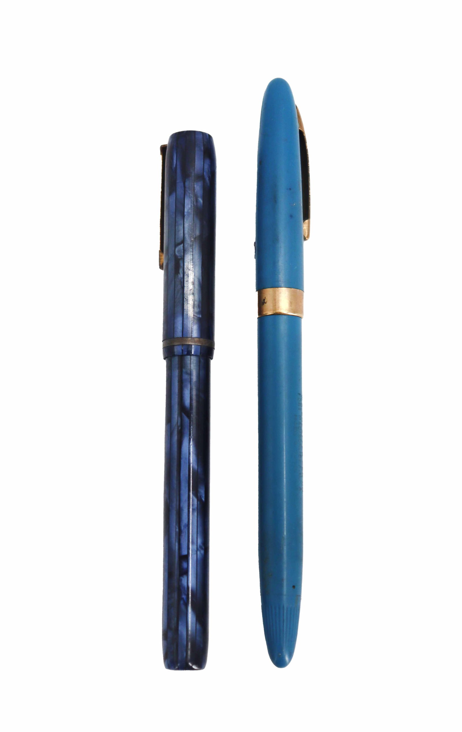 (2) Vintage Fountain Pens with 14k Gold Nibs (1 of 8)